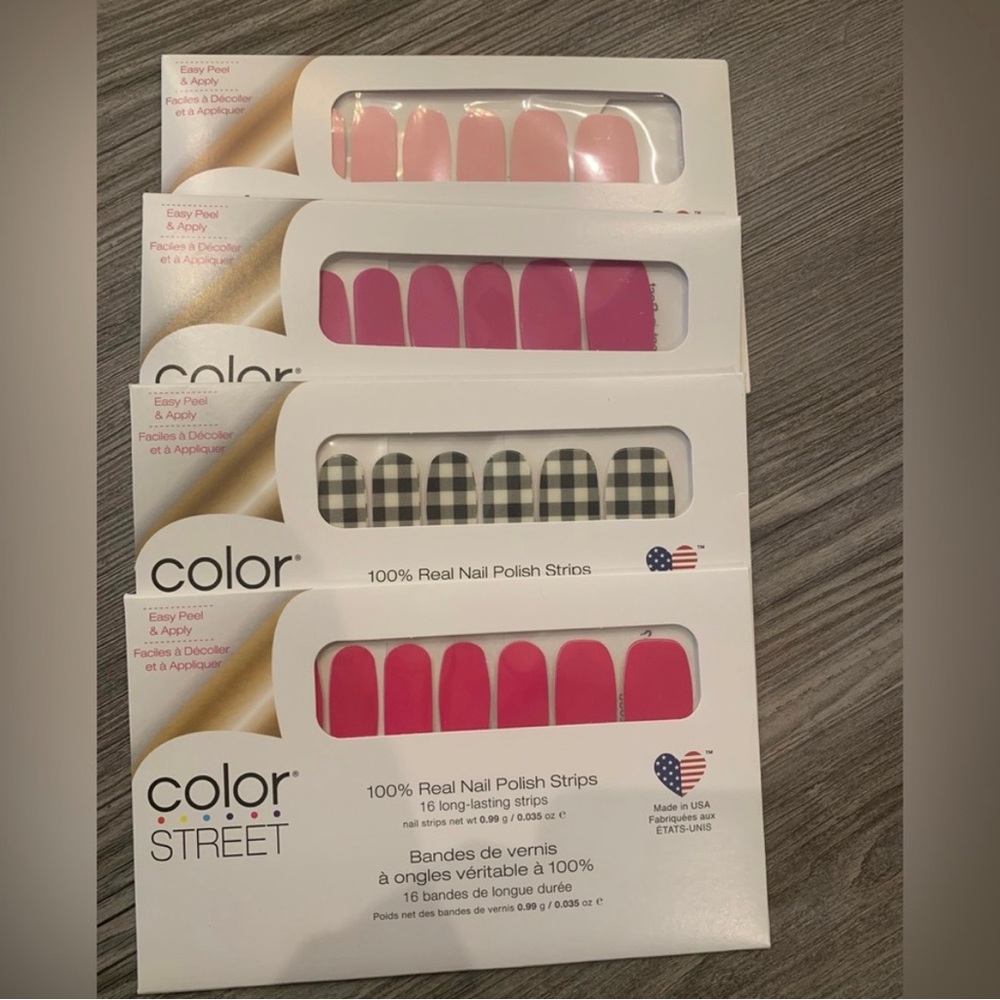 Color Street Nail Strips 5 packs